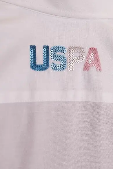 Uss. POLO ASSN. Девушка тканые Gomlek