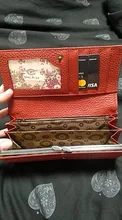 100%Genuine-Leather Wallet Coin-Purse Phone Long-Clutch Female High-Quality Women New-Brand