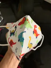 FFP2 Mascarillas KN95 máscara para niños 5 capas cara máscara KN95 para niñas niños respirador de protección de los niños KN95 máscaras Fit 2-9 años