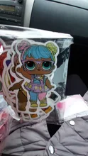 Pegatinas LOL de personalidad para niños, pegatinas de muñecas lol de PVC, pegatinas de grafiti, Maleta, maletero de coche, guitarra impermeable, 50 Uds.