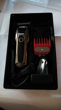 Hair-Clipper Trimmers Barber Lcd-Display-Machine Professional Electric Kemei Men 