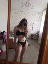 Bikini acolchado con realce para Mujer, traje de baño de dos piezas con lazo lateral, cintura alta, 2021