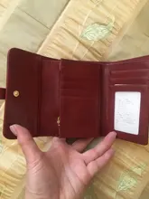 Cartera de piel auténtica de alta calidad para mujer, billetera pequeña RFID antirrobo, tarjetero, monedero, a la moda