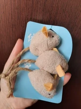 3pcs New Plush Simulation Mouse Cat Toy Plush Mouse Cat Scratch Bite Resistance Interactive