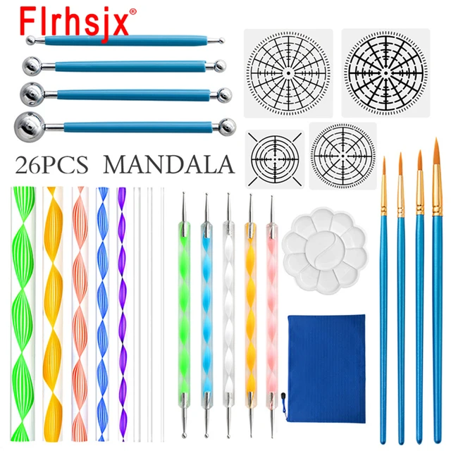 Buy Mandala Rock Dotting Tools Art Painting Tools Set, Mandala