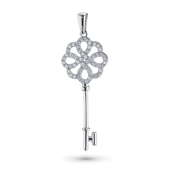 

Pendant in white gold with a diamond