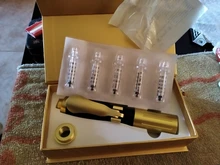 Pluma de ácido hialurónico de alta presión 2 en 1, metal de alta densidad para inyección de labios antiarrugas, pistola de hialurón, atomizador