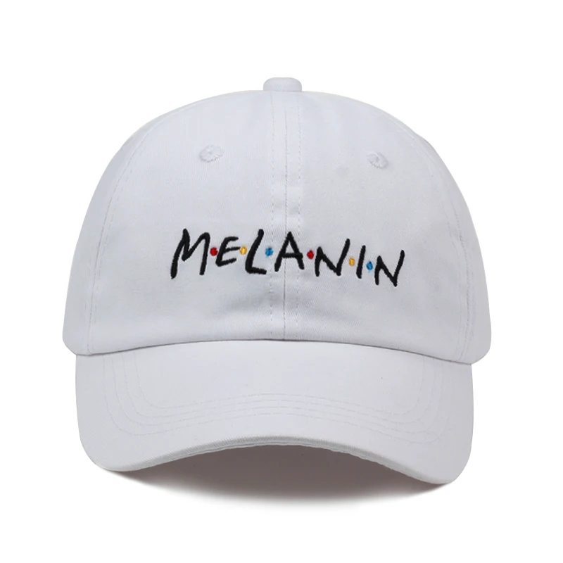 Новая Кепка MELANIN для женщин и мужчин, хлопковые регулируемые бейсболки с вышитыми буквами, повседневная Кепка для гольфа, модные шляпы для папы, все подходящие