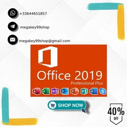 {✔️Office 2019 professionnel plus✅Clé✅Pro✅32/64✅MME détail✅Mondial vie✅Multi langue✔️} 