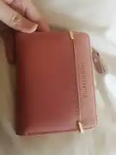 Cartera pequeña para mujer, monedero pequeño, billetera pequeña con broche para tarjeta de mujer