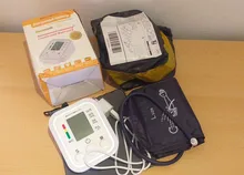 Saint Health-Monitor automático de presión Arterial, esfigmomanómetro, tonómetro para medir la presión Arterial