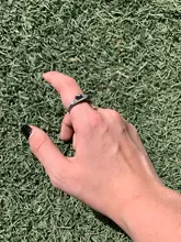 Anillo de rana Vintage para hombres y mujeres, anillo de apertura Retro ajustable Punk, anillos de Color plateado antiguo, anillos de animales para Club nocturno de fiesta