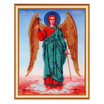 

Бн-4001 set for embroidery with beads hobby & pro 'Angel keeper ', 19*25 cm