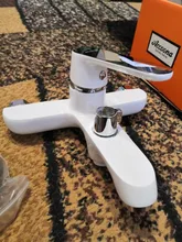 Bathtub Faucet Shower-Set Waterfall Accoona Classic Brass Lacquered A6366 Colorful