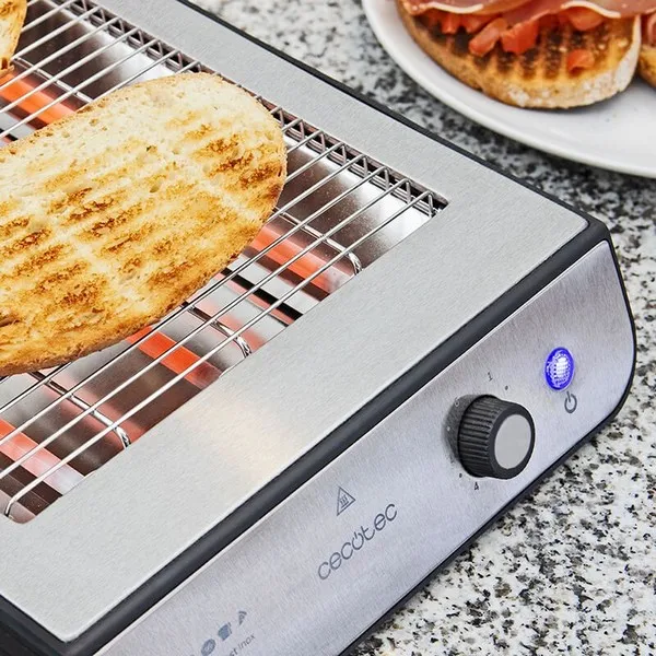 Тостер Cecotec Turbo EasyToast 900W Inox