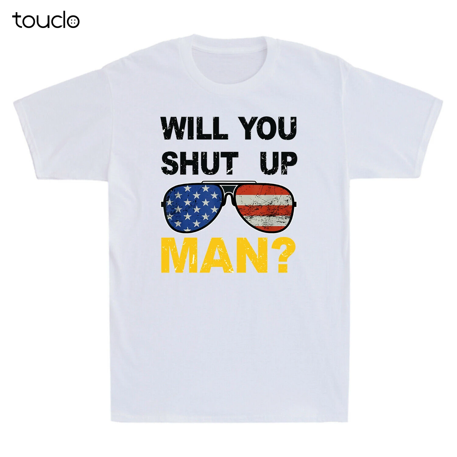 

Will You Shut Up Man Presidential Debate 2020 Election Vintage Men's T-Shirt