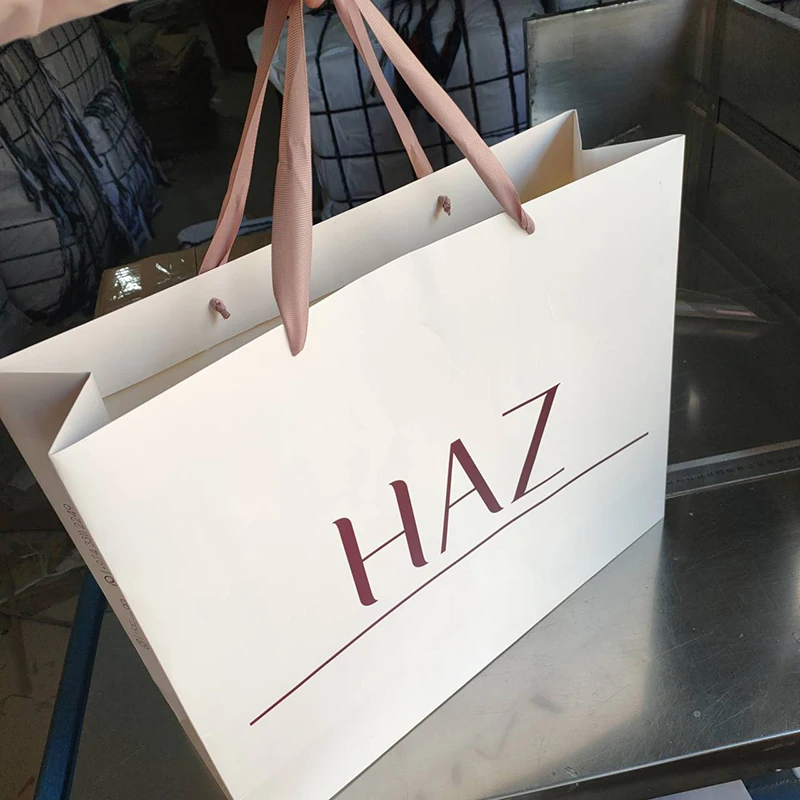 Grosir 500 Buah Tahan Lama Mewah Logo Kustom Besar Kecil Eceran