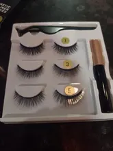 YAPEMAKER-pestañas magnéticas 3D, pestañas postizas de visón, imán para pestañas, juego de delineador y pinzas magnéticas para maquillaje