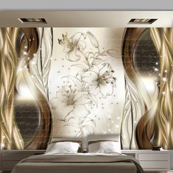 

Wall mural-Golden Poem - 350x245 cm