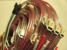 50x Pre-soldered WS2812B LED Heatsink 5V 5050 RGB WS2811 IC Built-in & 10cm Wire