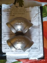 Female--Femalethreaded-Pipe-Fittings Stainless-Steel Dn8-Dn50-Elbow Angled-F/F 90-Degree