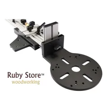 W-nova base de trilho de guia de roteador para cortes retos e circulares, ferramenta para trabalhar madeira, carpintaria