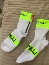 Calcetines para ciclismo para hombre, para correr, calcetines deportivos, calcetines transpirables masculinos, para gimnasio y Fitness, para verano