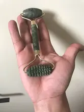 Lift-Tools Facial-Massage-Roller Jade-Stone Guasha Double-Heads Slim Neck Thin Scraping-Board-Set