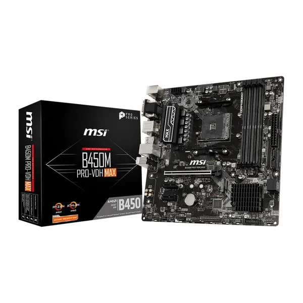  Motherboard MSI B450M-A Pro Max mATX DDR4 AM4