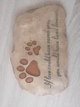 Piedra conmemorativa para mascotas, adorno conmemorativo para cachorro, Tombstone, decoración para jardín