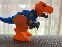 Bloques de construcción divertidos para niños, juguetes educativos de ensamblaje de dinosaurios, juegos interactivos para padres e hijos, regalos de navidad