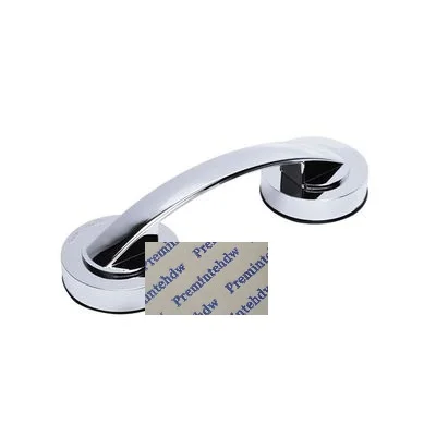 Chrome Double Cup Белая блестящая ABS Вакуумная присоска ручка для чашки безопасная рукоятка захватывающее Стекло окно для холодильников и ящиков присоска стенка одна двойная чашка - Цвет: Chrome Double Cup