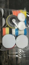 Esponja para pulir autos almohadillas de espuma búfer Kit de la máquina de pulido alfombrillas de cera para elimina arañazos