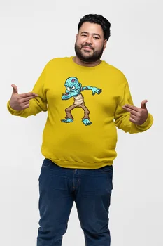 

Angemiel Wear Dab Makes Zombie Yellow Men 'S Sweatshirt