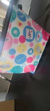 Estuche de maquillaje grande e informal para mujer, bolsa de maquillaje con estampado 3D de enfermera de dibujos animados, de viaje, a la moda, de cuero Pu
