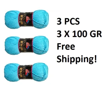 

3 PCS Himalaya Seta Lux Yarn 3x100 gr=300 gr Knit Yarn Knitting Newborn Baby Blanket Gift easy yarn Exoline Yarn Soft Bulky Yarn