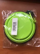 Bol plegable de silicona para perros, cuenco de viaje para perros, Bol de perro plegable portátil para Gato, alimentación de agua y comida, 1 ud.