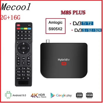 

Mecool M8S PLUS Android 9.0 TV Box DVB-T2 Hybridtv Amlogic S905X2 Quad Core 2GB 16GB 4K M8S PLUS DVB S2 Terrestrial Combo Box