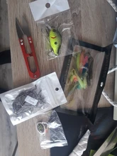 Mini tijeras en forma de U para pesca, tijeras de costura, tijeras para pescado, herramientas de Cortador de línea de pesca, FA49 Color aleatorio, 1 Uds.