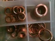 Gasket Washer Ring-Tool Accessories-Pack Sealing Boat Crush Copper New Hardware Sump