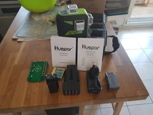 Laser-Level Cross-Line Green-Beam Li-Ion-Battery Huepar 3x360 Bluetooth 3D with Connectivity