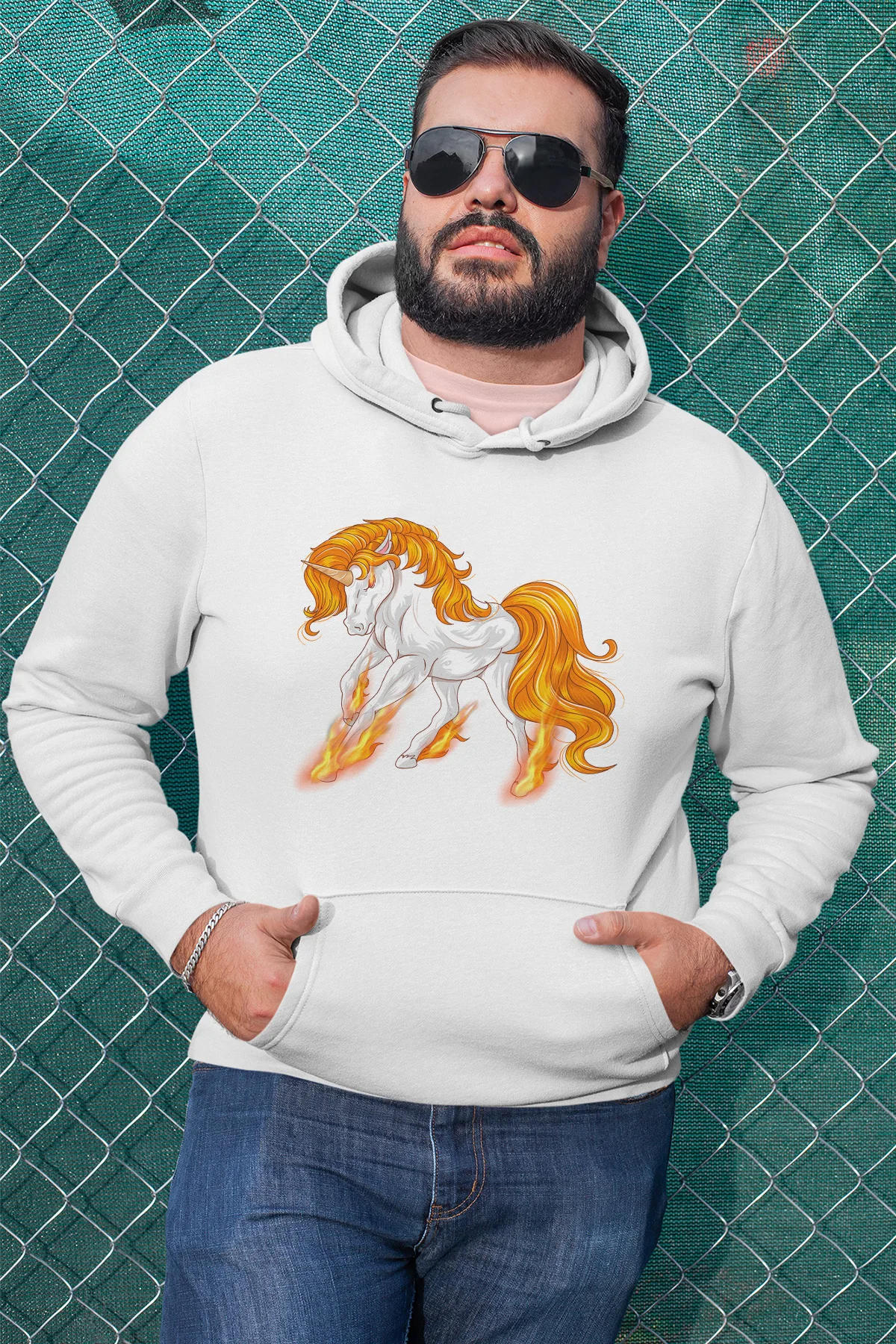 Angemiel одежда Pegasus Единорог белая мужская толстовка с капюшоном | Мужская