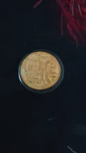 Moneda de Bitcoin coleccionable, recuerdo bañado en Oro creativo, gran regalo, colección de arte de monedas, Moneda conmemorativa de oro física, 1 Uds.