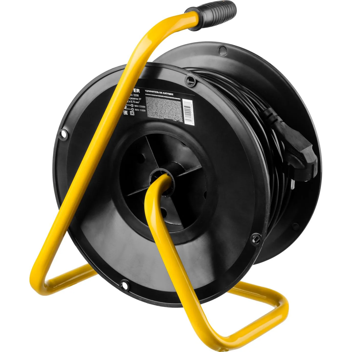 Удлинитель на катушке STAYER 20 м, 1300Вт, ПВС 2x0,75 MS 207 55073-30_z01