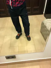 Pantalones vaqueros rectos de estilo japonés para hombre, Jeans harén de longitud hasta el tobillo, holgados e informales, azul, Retro, para verano, 181217