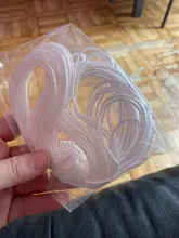 LOFCA colorido Cordón de Nylon bebé mordedor accesorios Clip de chupete DIY para la dentición collar de la joyería Fabricación de colgantes