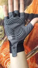 GIYO-guantes de Gel para ciclismo con pantalla táctil para hombre y mujer, guantes largos de medio dedo para ciclismo de montaña o carretera
