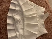 Short Skirt School-Uniform High-Waisted A-Line Cute Sweet Solid Pleated Spring Zipper