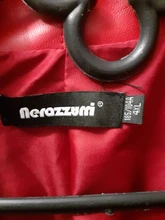 Trench-Coat Skirted Maxi Nerazzurri Long-Sleeve Extra Black Plus-Size Women Fashion Red