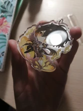 LLavero de Anime Genshin Impact Venti Hutao Zhongli Diluc Xiao Man para mujer, accesorios, bolso colgante, regalos del anillo